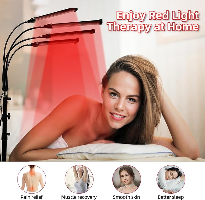 Red Near-Infrared Light Therapy Lamps