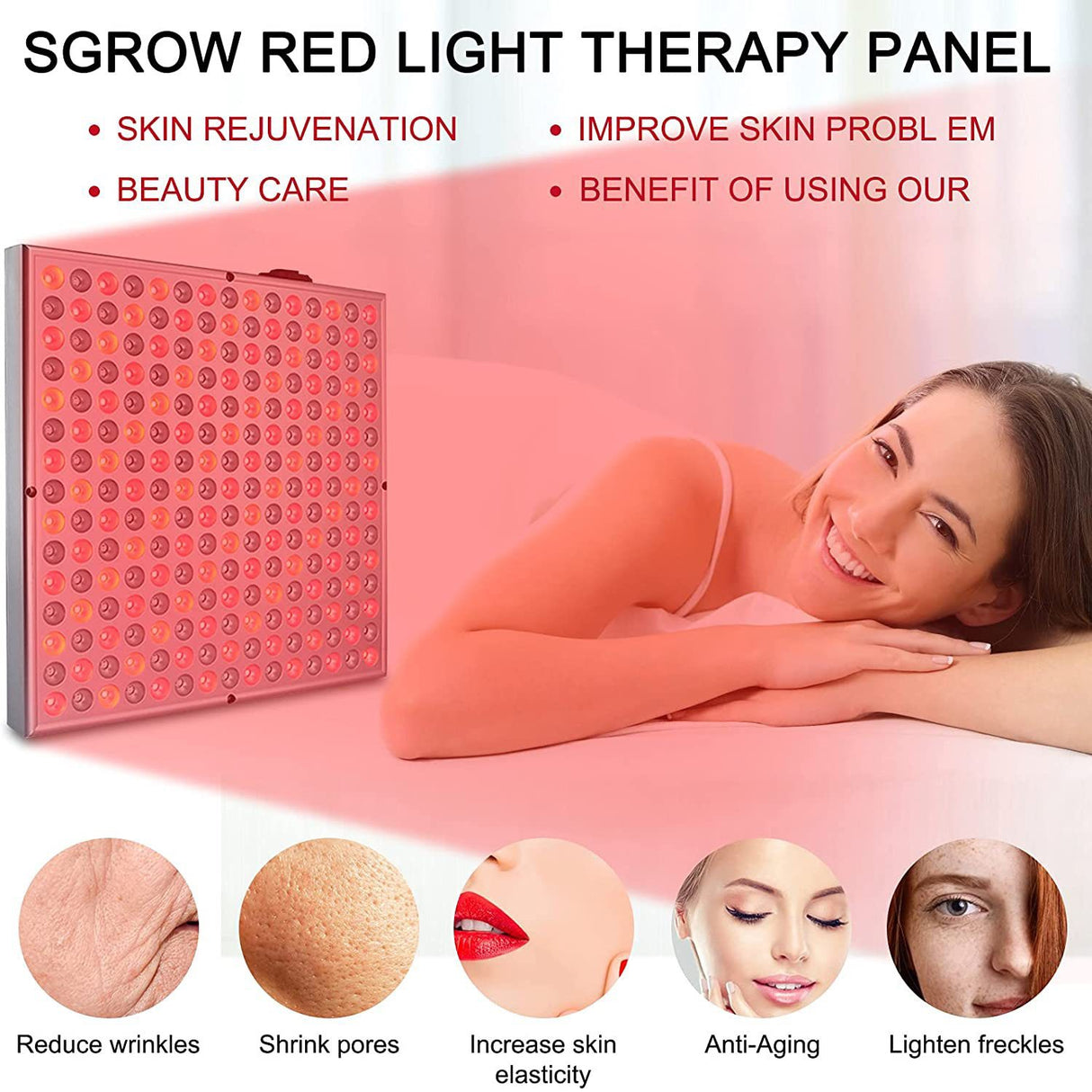 Red and Near-Infrared Light Therapy Panel